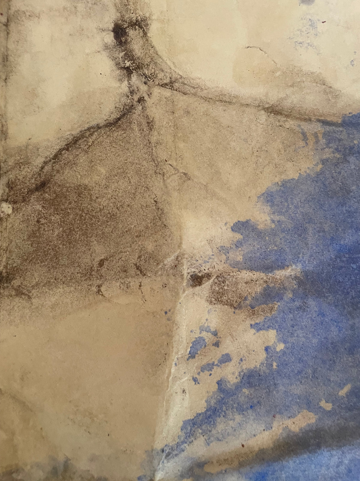 It All Returns to the Molecule | Original Natural Pigment Artwork on Handmade Paper