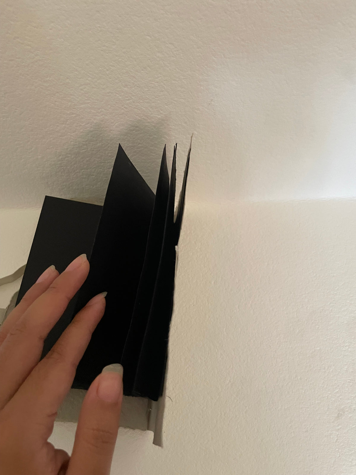 Obsidian Thoughts | Handmade Black Paper Notebook with Amate & Lokta Paper
