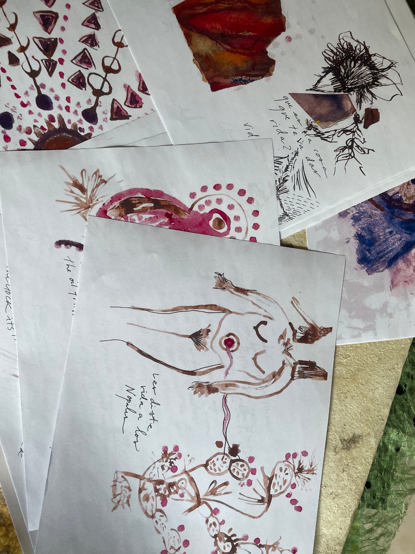 Los Nopales y Las Tunas
Limited Edition Handmade Artist Book | Book Art