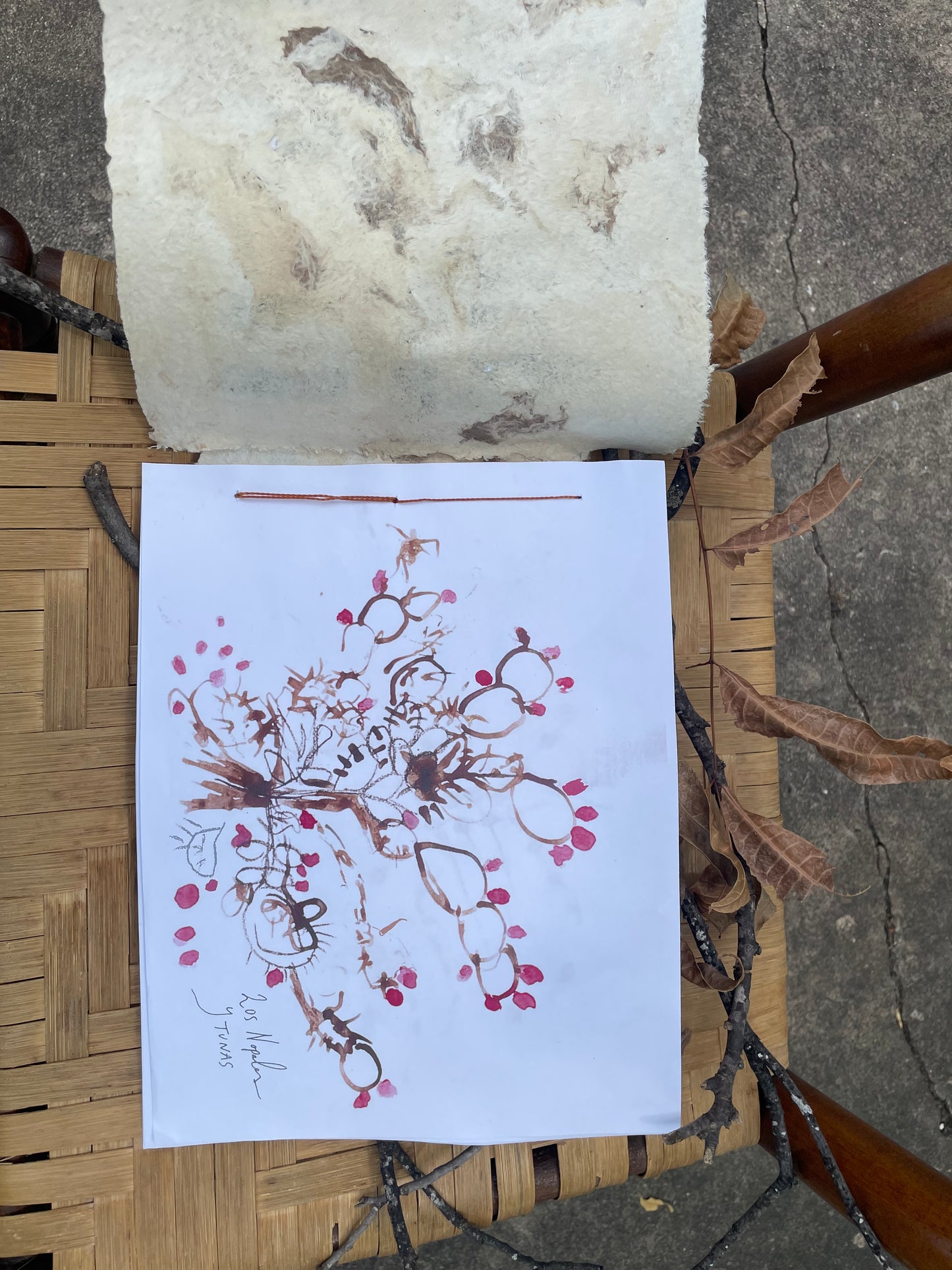 Los Nopales y Las Tunas
Limited Edition Handmade Artist Book | Book Art