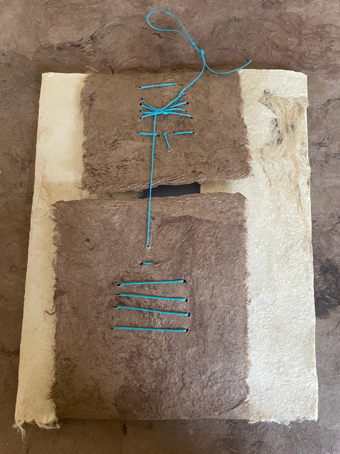 Handmade Amate Codex Artist Book in Traditional Mexican Bark Paper