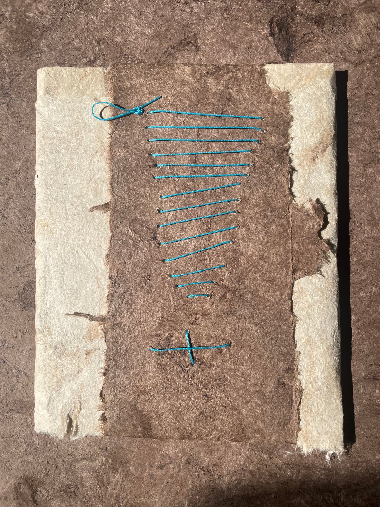 Handmade Amate Codex Artist Book in Traditional Mexican Bark Paper