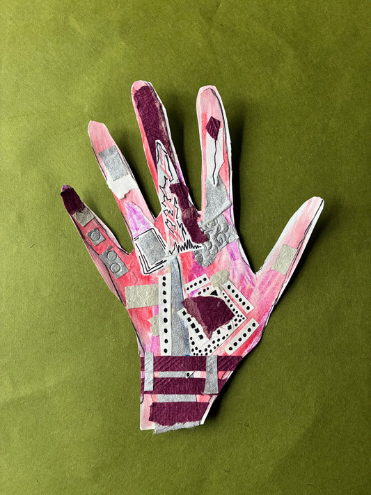 Hand Paper Cut Out Milagro Poem Broadside