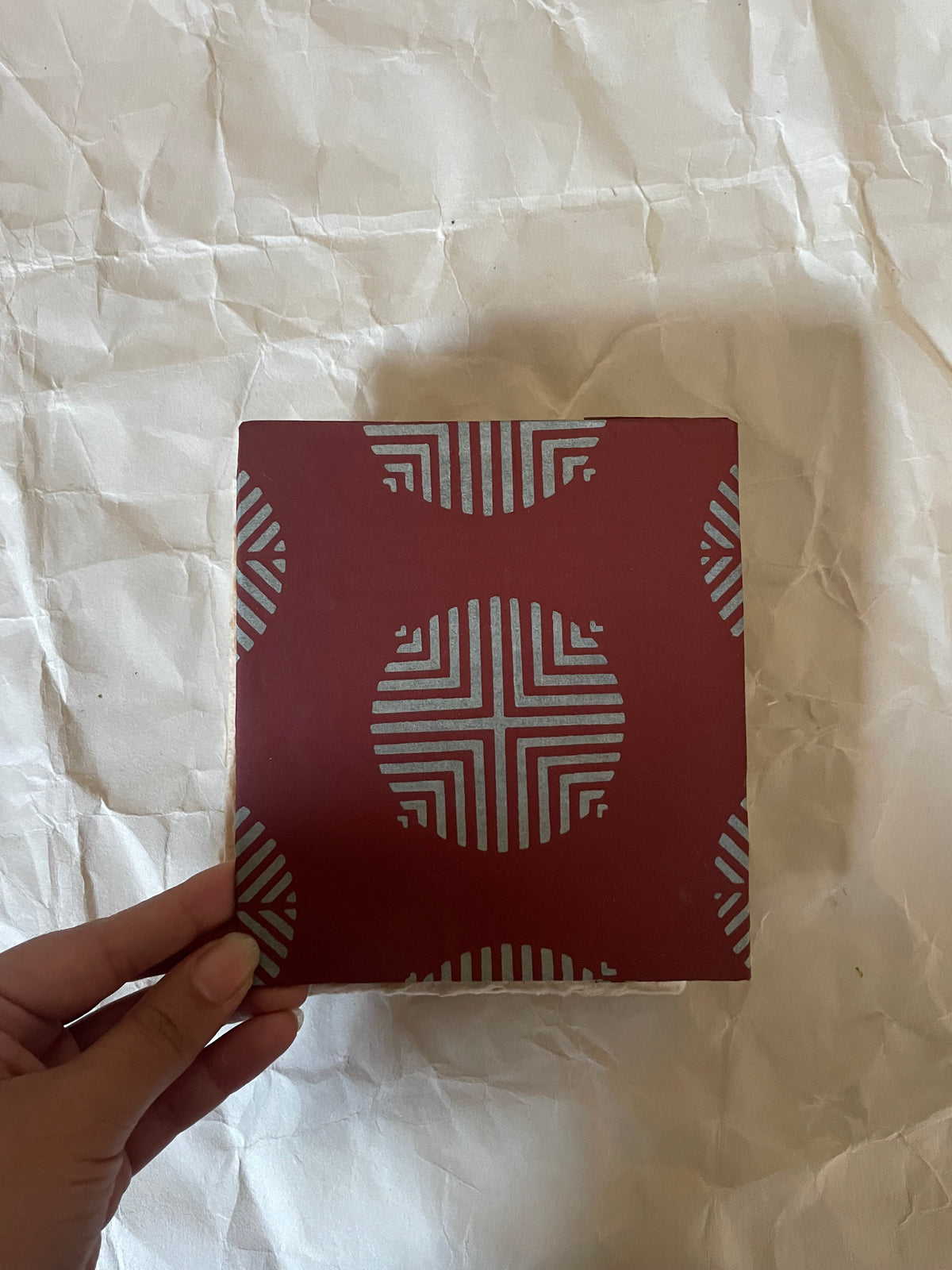 Handmade Accordion Codex Artist Book Architecture of the Seashell with Free Will