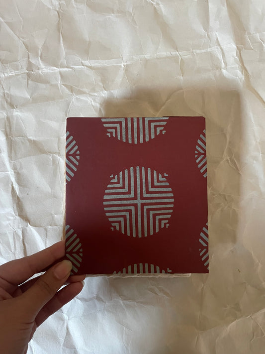 Handmade Accordion Codex Journal Architecture of the Seashell with Free Will