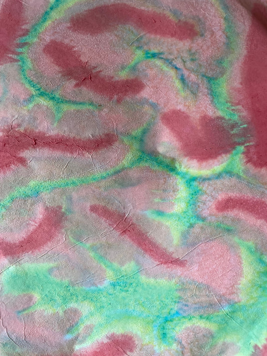 Hand-Painted Marbled Paper Sheets – Handmade Artist Paper, One-of-a-Kind Bookbinding & Art Paper Set
